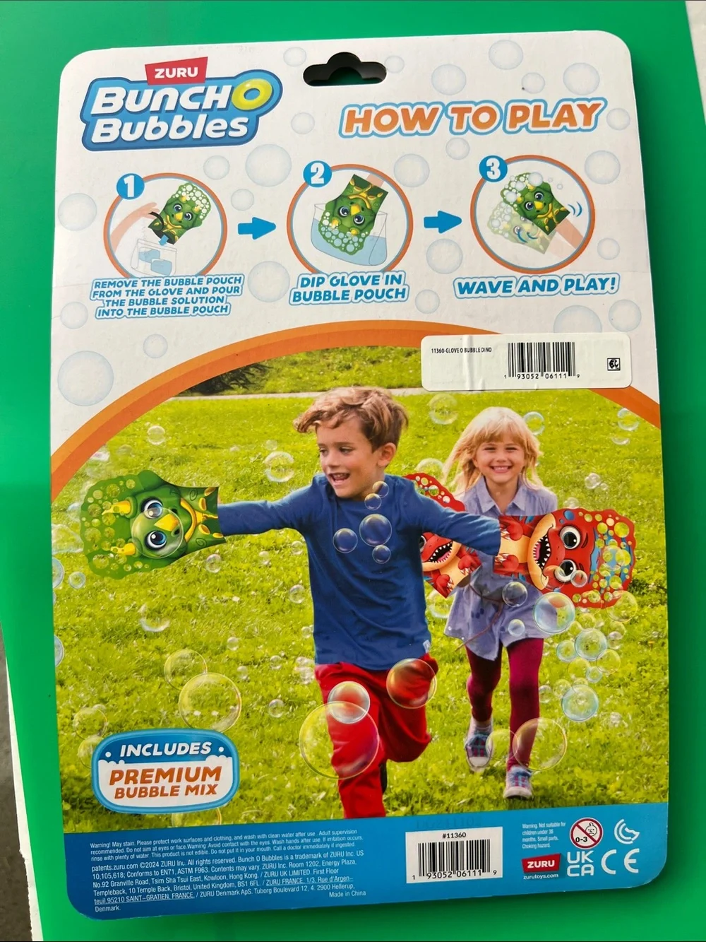 Buncho bubbles zuru glove